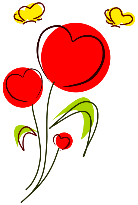 Free Valentine Flowers Clipart 1 Page Of Public Domain Clip Art