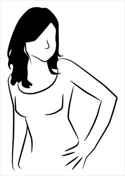 Free Young Line Woman Clipart   Free Clipart Graphics Images And    