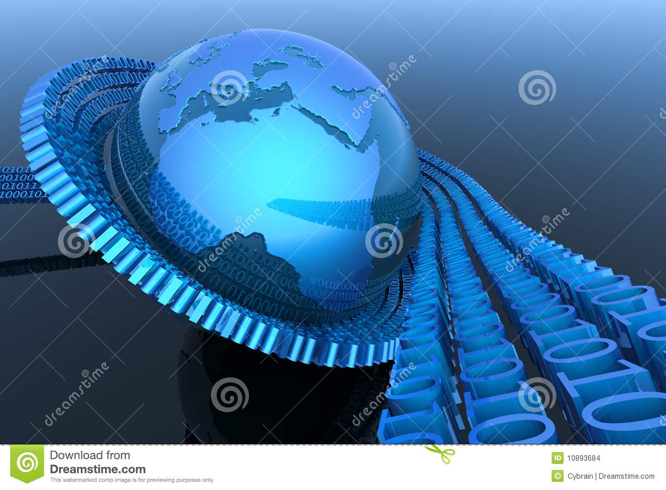 Global Data Flow Stock Images   Image  10893684