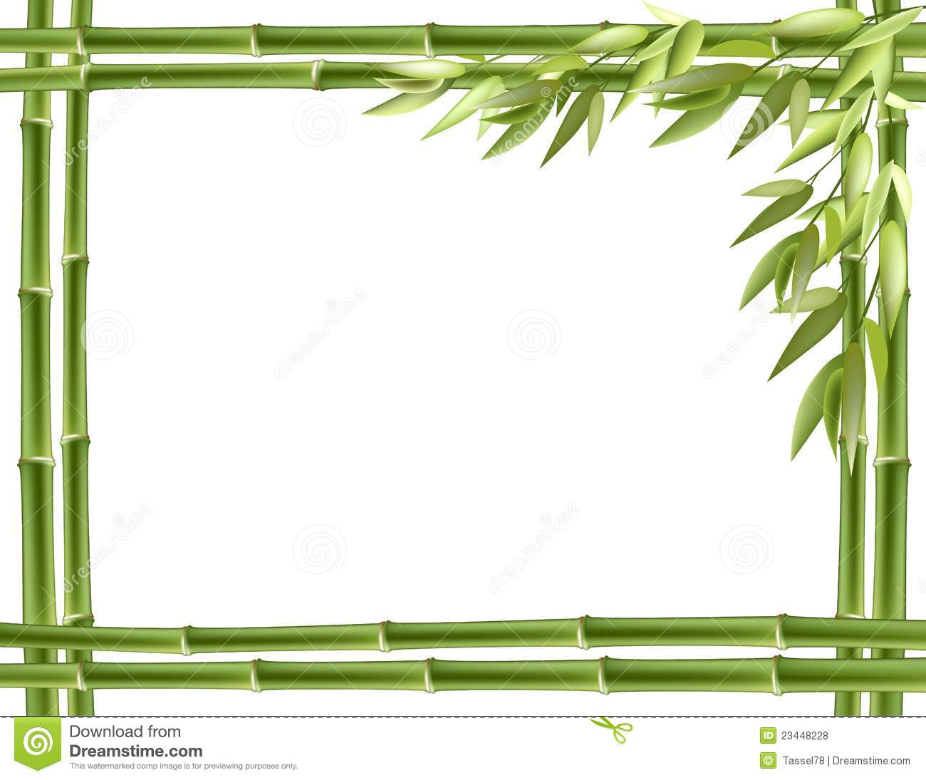 Japan Bamboo Frames Clipart