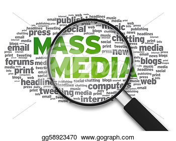 Magnifying Glass   Mass Media  Clip Art Gg58923470   Gograph