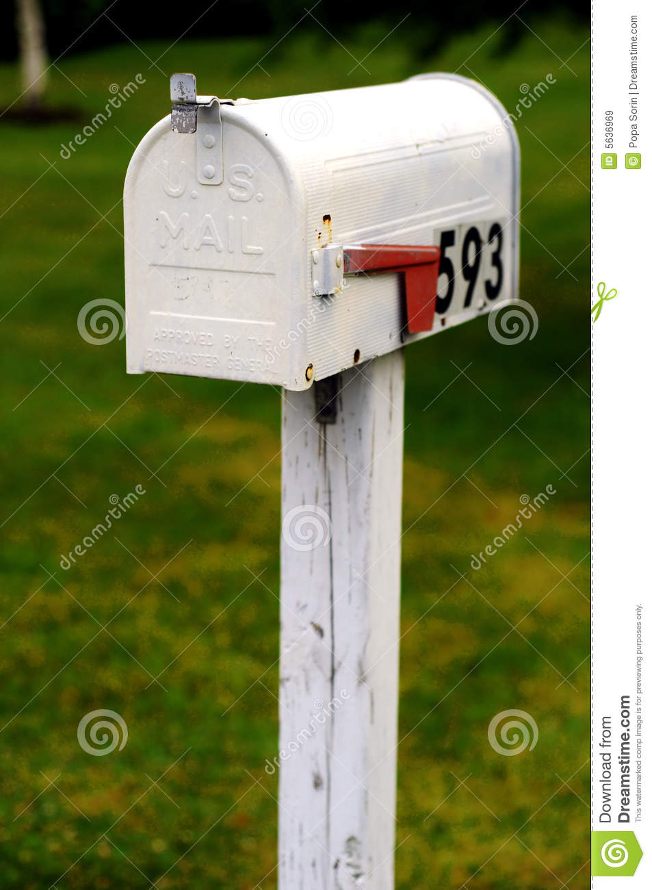 Mailbox In Rural United States 