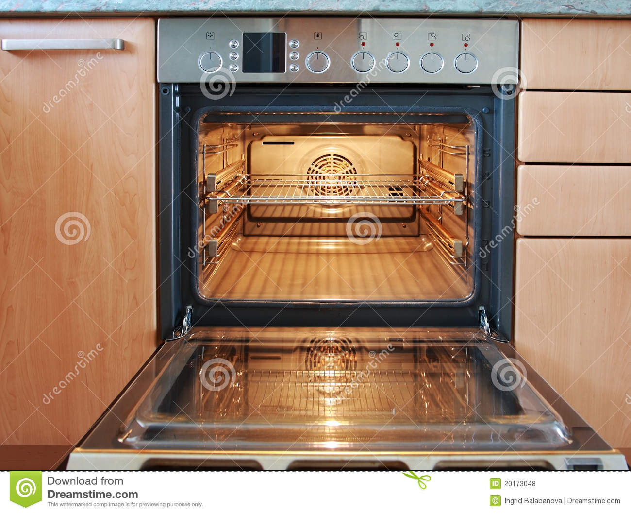 Open Oven Royalty Free Stock Photos   Image  20173048