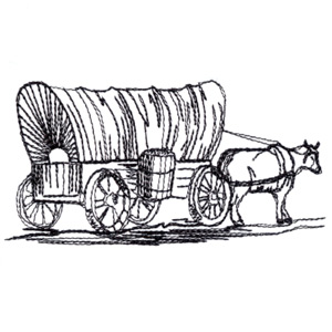 Pioneer Wagon Clipart