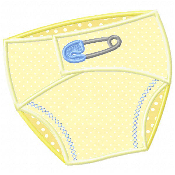 Pull Up Diaper Clipart Cloth Diaper Applique