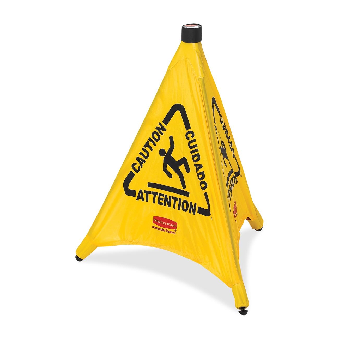 Rubbermaid 9s0000yw Multi Lingual Caution Safety Cone Caution