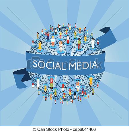 Social Media Network Connection    Csp6041466   Search Clipart