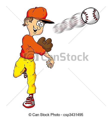 Throw Ball Clipart This Kid Throws A Great Fast