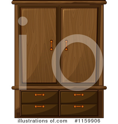 Armoire Clipart  1159906   Illustration By Colematt