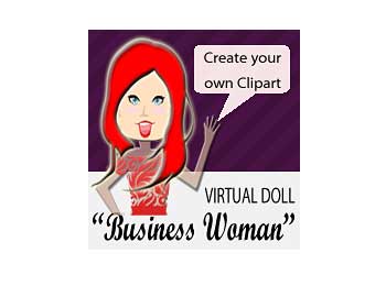 Business Woman Virtual Doll Clipart   Unlimited Download All Mrr And    