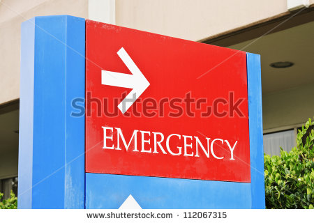 Emergency Room Sign Clipart Sign At The Hospital Points