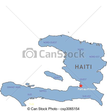 Eps Vector Of Haiti Map In Vector Csp3065154   Search Clip Art