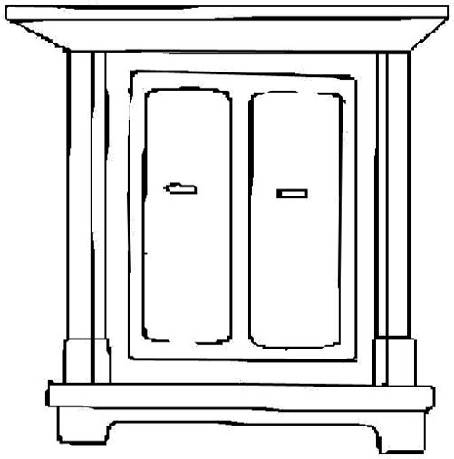 Free Armoire Clipart   Furniture   Armoires   Gifs