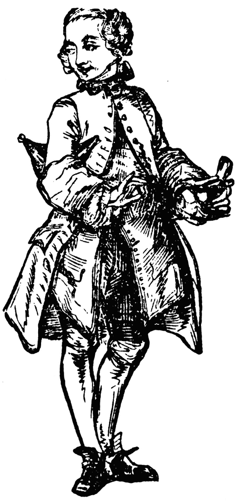 Gentleman Of 1750   Clipart Etc