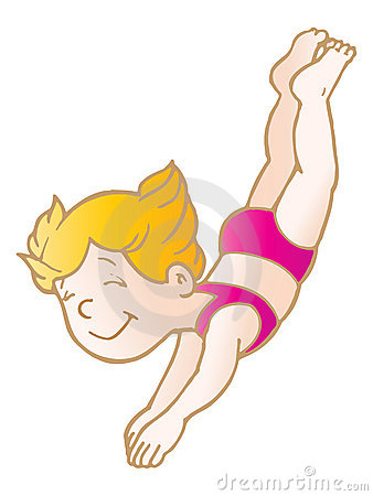 Girl Diving Royalty Free Stock Image   Image  13106386