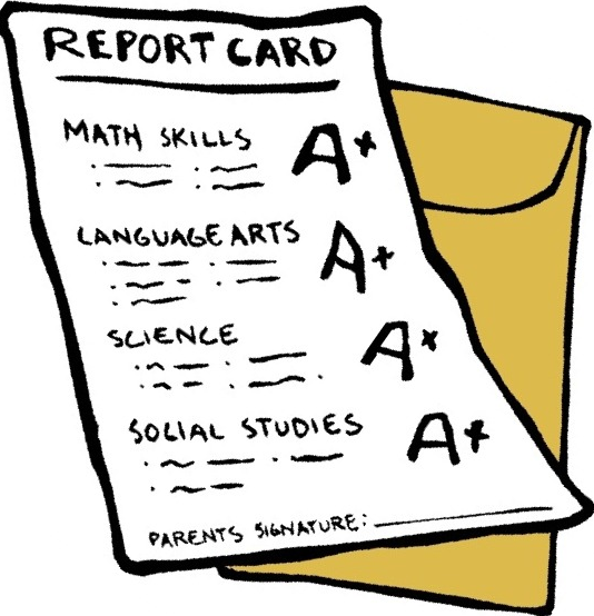 Parents Get Good Grades Clipart