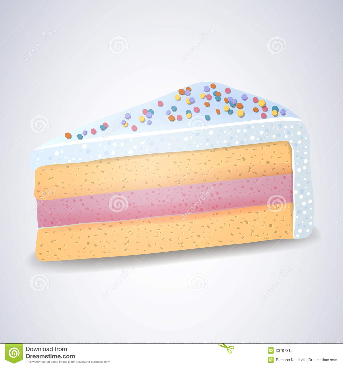 Pin Its A Piece Of Cake Retro Clipart Illustration Stock Vector Cake