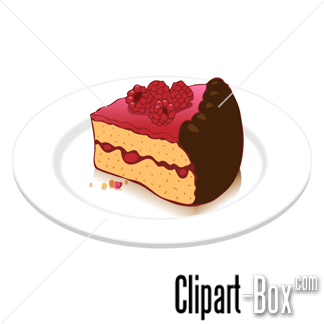 Related Piece Of Raspberry Cake Cliparts  