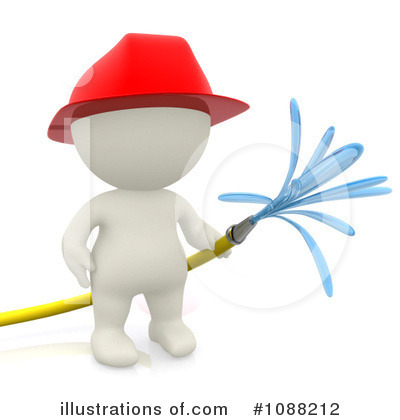 Royalty Free  Rf  Fire Fighter Clipart Illustration By Andresr   Stock