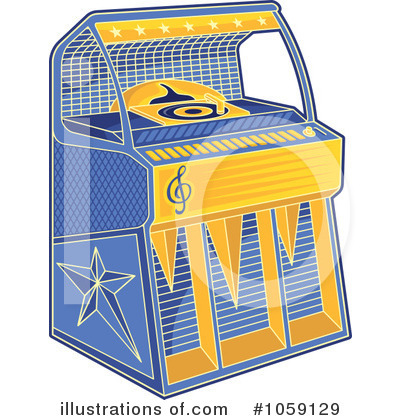 Royalty Free  Rf  Jukebox Clipart Illustration By Any Vector   Stock