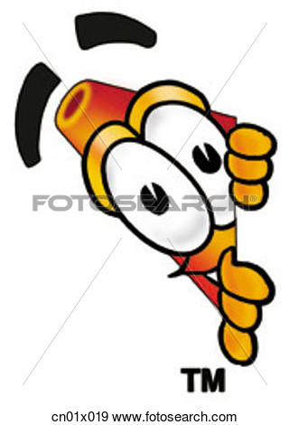 Safety Cone Peeking Sideways  Fotosearch   Search Vector Clipart