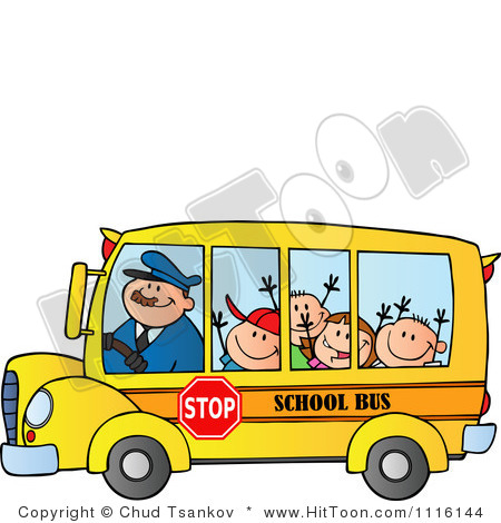 School Bus Driver Clipart 1116144 Clipart Happy School Bus Driver And    
