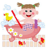 Shower Bath Illustrations And Clipart