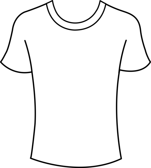 Tshirt Template Men   Free Images At Clker Com   Vector Clip Art