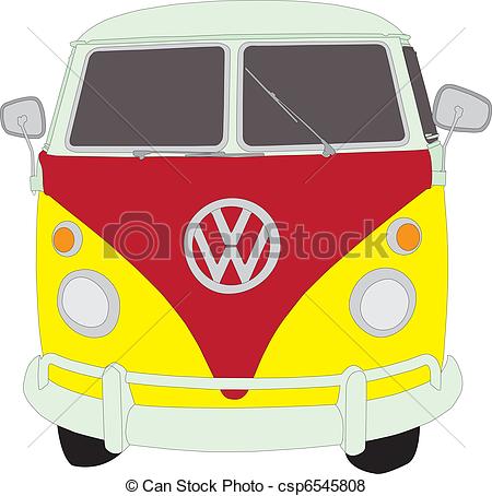 Vw Volkswagen Van Clipart