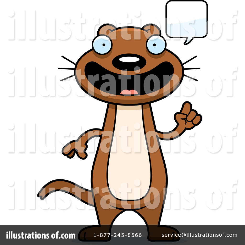 Weasel Clipart  1207795 By Cory Thoman   Royalty Free  Rf  Stock