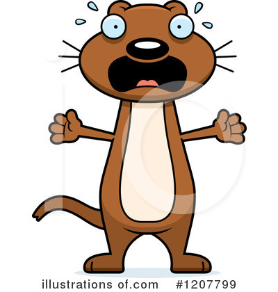Weasel Clipart  1207799 By Cory Thoman   Royalty Free  Rf  Stock    
