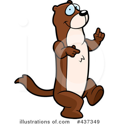 Weasel Clipart  437349 By Cory Thoman   Royalty Free  Rf  Stock    