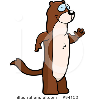 Weasel Clipart  94152 By Cory Thoman   Royalty Free  Rf  Stock    
