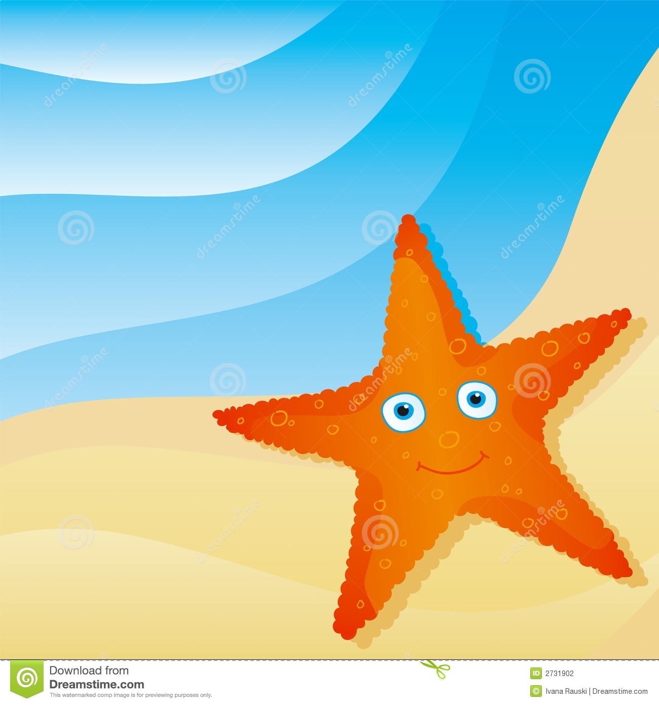 Cute Starfish Clipart Cute Little Starfish Stock