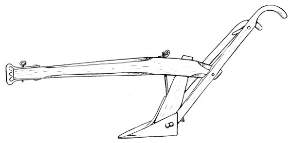 Figure 10   Reconstruction Of Deere S 1838 Plow  Leftside Showing