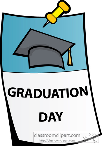 Graduation   Graduation Day Calendar 2b   Classroom Clipart