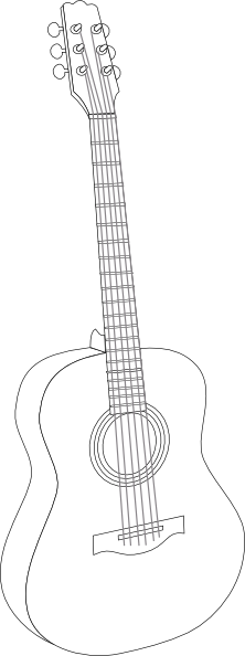 Guitar Clip Art At Clker Com   Vector Clip Art Online Royalty Free    