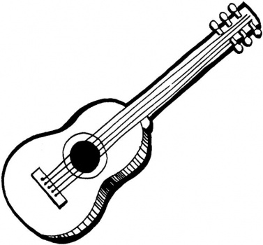 Guitar Outline Printable   Clipart Panda   Free Clipart Images