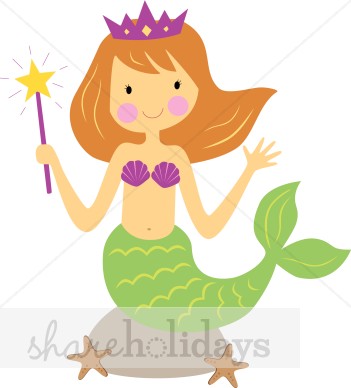 Mermaid Clipart   Party Clipart   Backgrounds