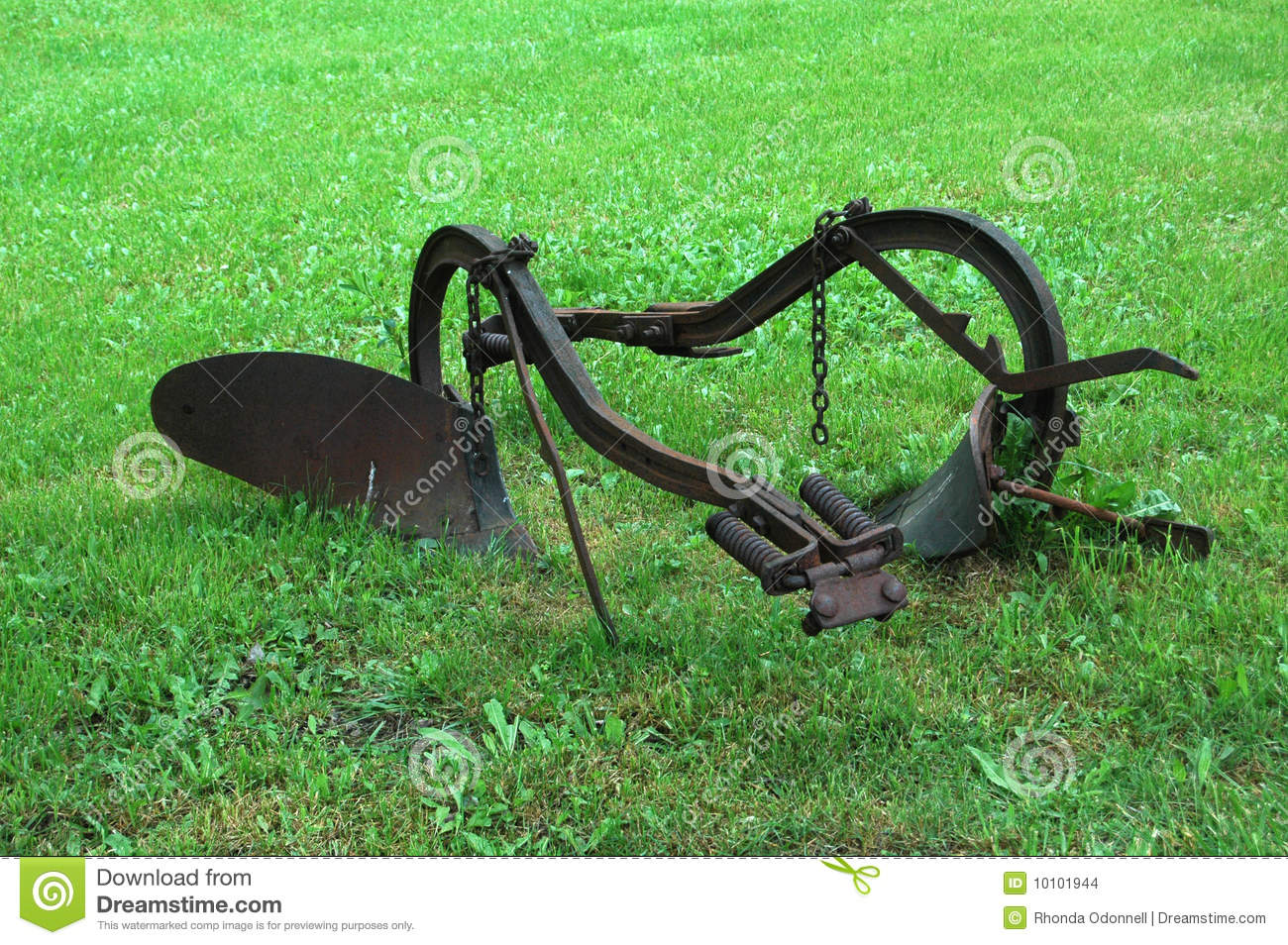 Old Plow Sitting But Never Used Anymore