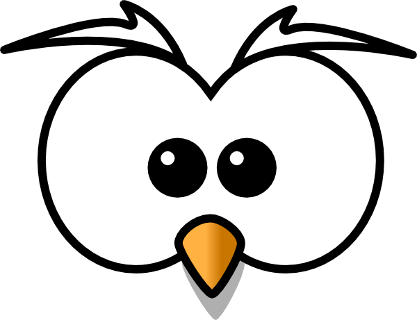 Owl Face Clip Art At Clker Com   Vector Clip Art Online Royalty Free