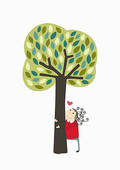 Tree Hugger Clipart Eps Images  3 Tree Hugger Clip Art Vector    