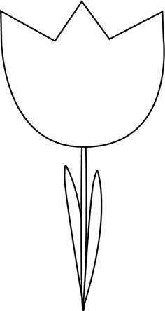 Tulip Clipart Black And White   Clipart Panda   Free Clipart Images