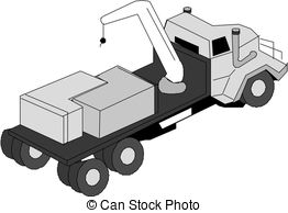 Wrecker Clipart And Stock Illustrations  1988 Wrecker Vector Eps