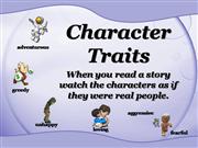 Character Traits  Authorstream