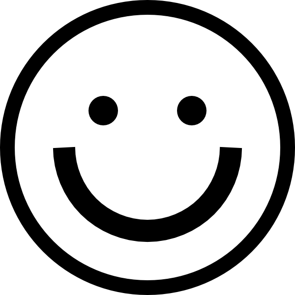 Download Vector About Black And White Smiley Face Item 1  Vector Magz