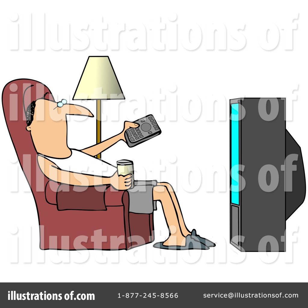 Family Watching Television Clipart Watching Tv