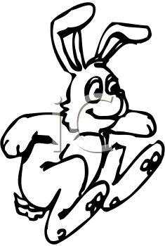 Hopping Bunnies Clip Art Images   Pictures   Becuo