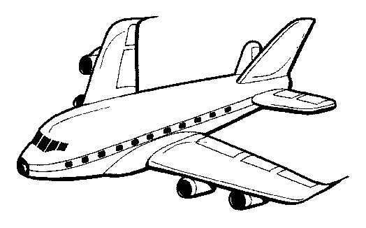 Jet Clipart Black And White Ostrich Clipart Black And White Airplane
