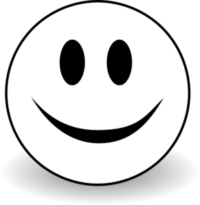 Smiley Face Star Clipart Black And White Smiley B And W Md Png